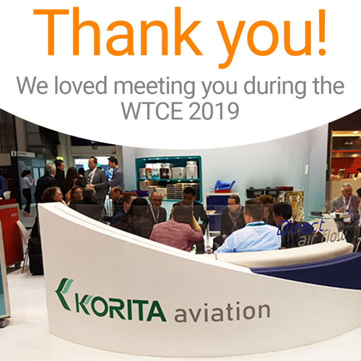 Thank you for meeting Korita Aviation during the WTCE 2019.